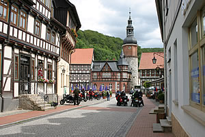 Blick auf den Marktplatz von Stolberg Blick auf den Marktplatz von Stolberg