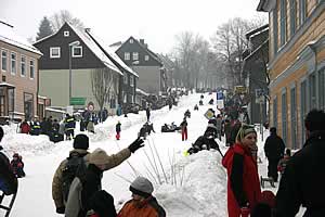 Volksrodeln in Clausthal-Zellerfeld
