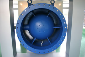 Turbine im Austellungsraum der Granetalsperre